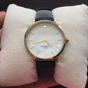 Kate Spade watch - black leather band